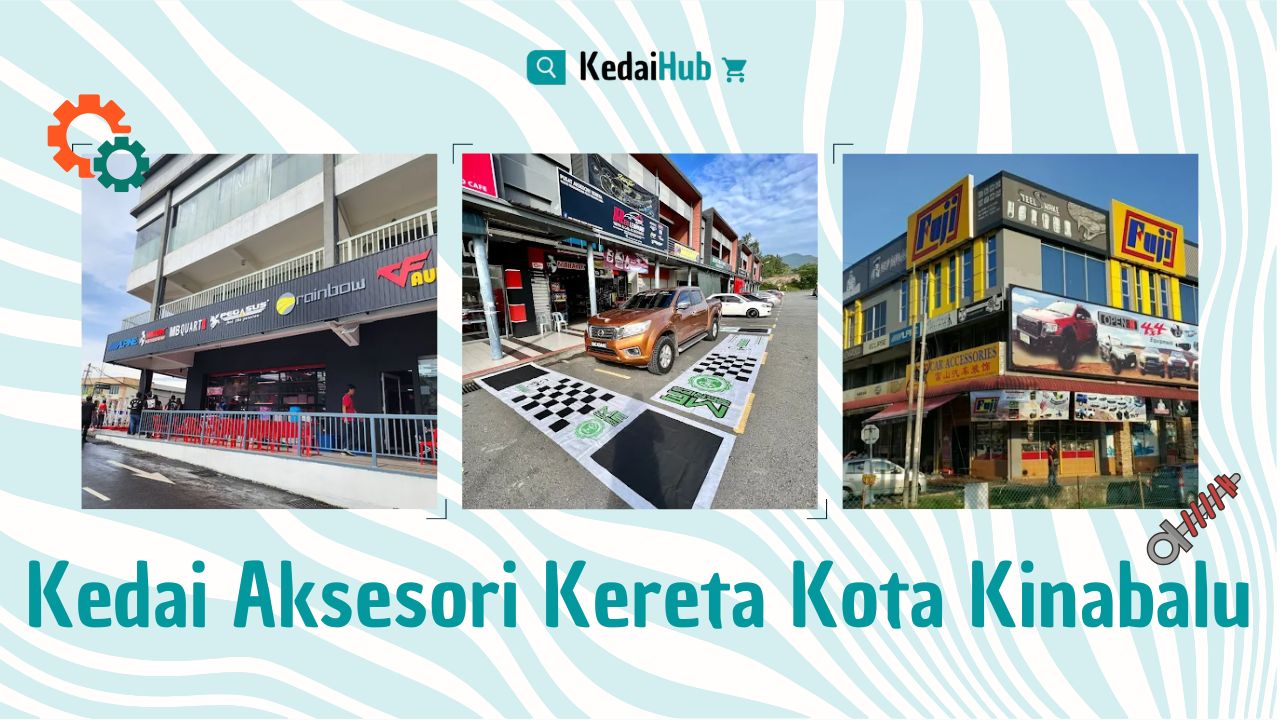 Cover Kedai Aksesori Kereta Kota Kinabalu)